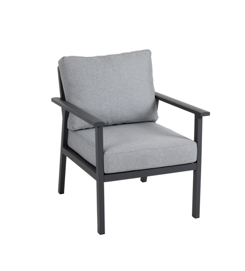 SAMVARO HIGH Utefåtölj Antracit Pearl Grey