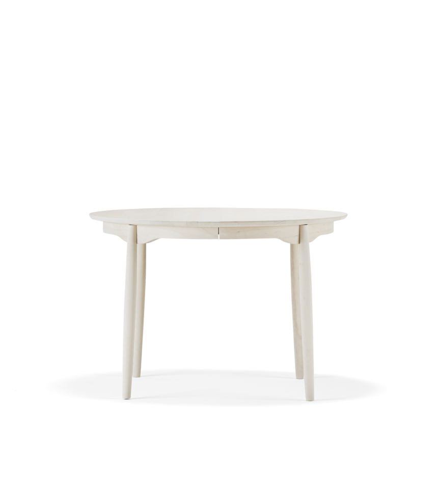 CARL Matbord Massiv björk vitoljad. Delbart.