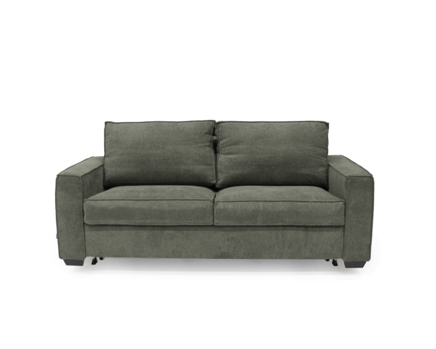 SELENA Bäddsoffa 2-sits Tyg Sense Grön