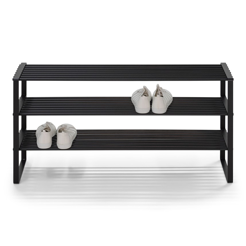 MILOO Skohylla Svart. 100 cm.