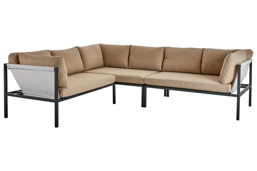 ALLIE Utesoffa Antracit/Barley