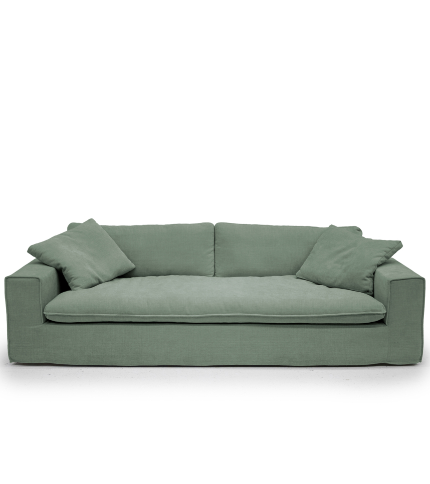 KELLY Soffa 3,5-sits Tyg Beverly Green