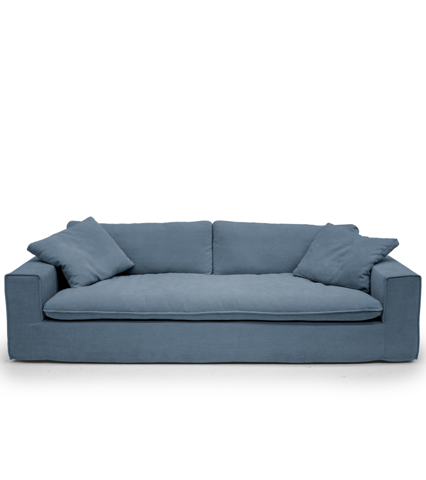 KELLY Soffa 3,5-sits Tyg Beverly Blue