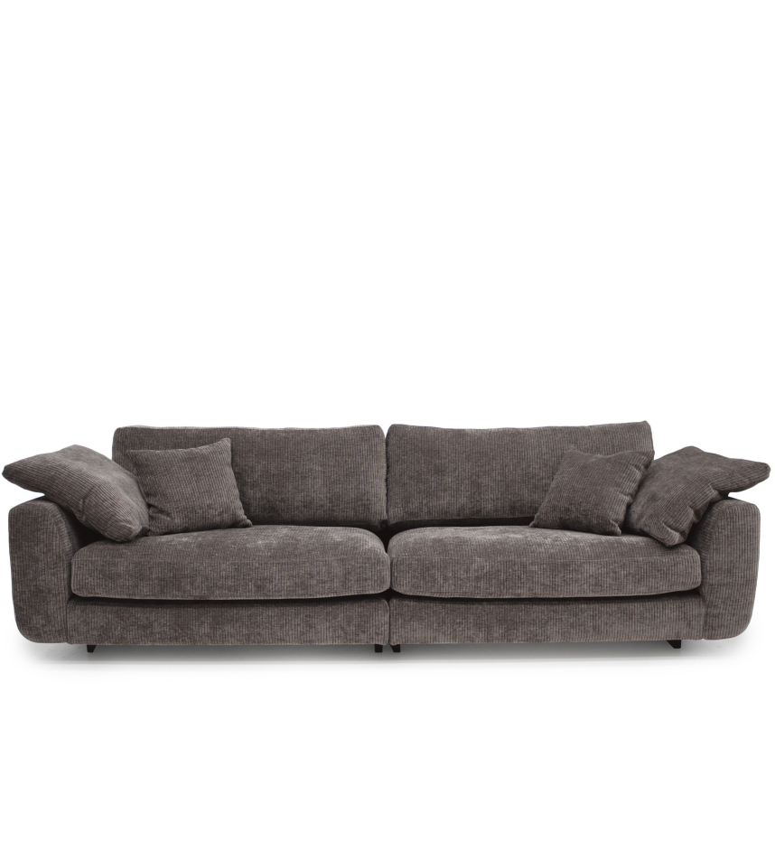 SORA Soffa 4-sits Tyg Merlot Brun