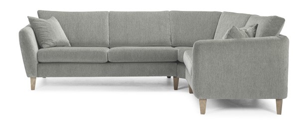 VERONA ORIGINAL Hörnsoffa Tyg Bloq Kaki, Dun