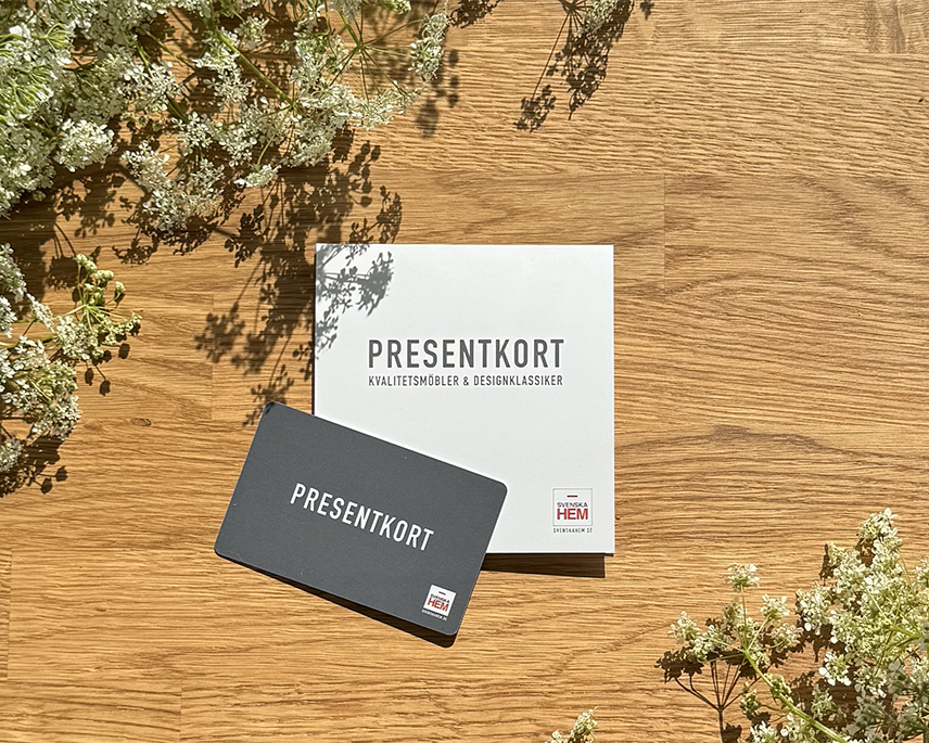 Presentkort hos Svenska Hem