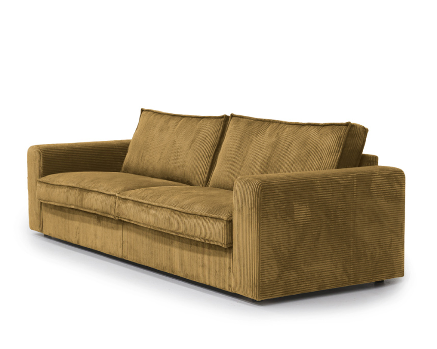 GRACE Soffa 3-sits Tyg Lincoln Camel