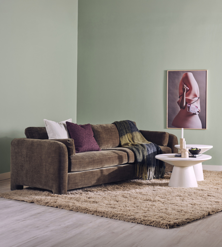 FREJA Soffa 3,5-sits Tyg Geode Army