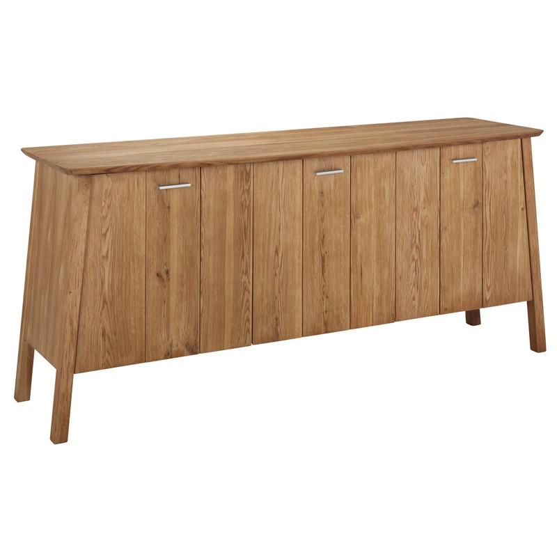 VERONA Sideboard Massiv ek/MDF Oljad