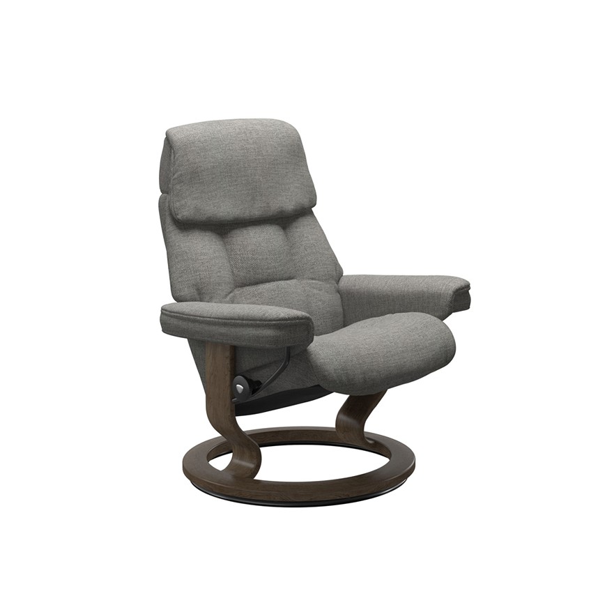RUBY Fåtölj Tyg Daisy Grey Stl. M
