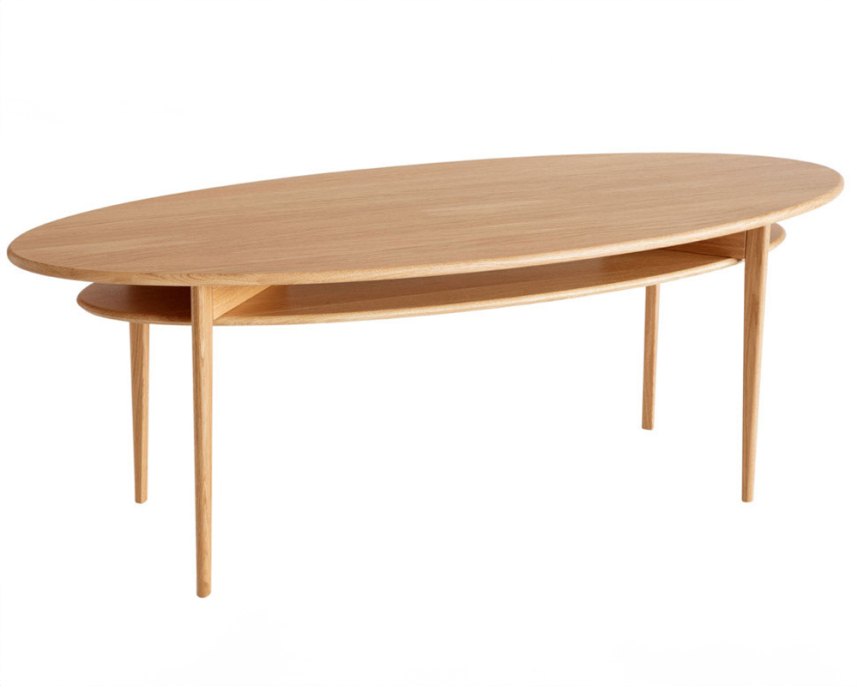 DISA Soffbord Massiv ek Lackad 140 cm