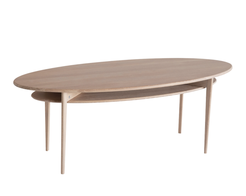 DISA Soffbord Massiv ek Vitoljad 140 cm