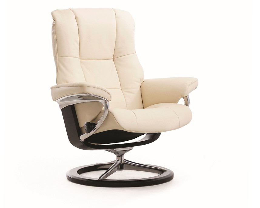 MAYFAIR (S) Fåtölj Läder Batick Creme
