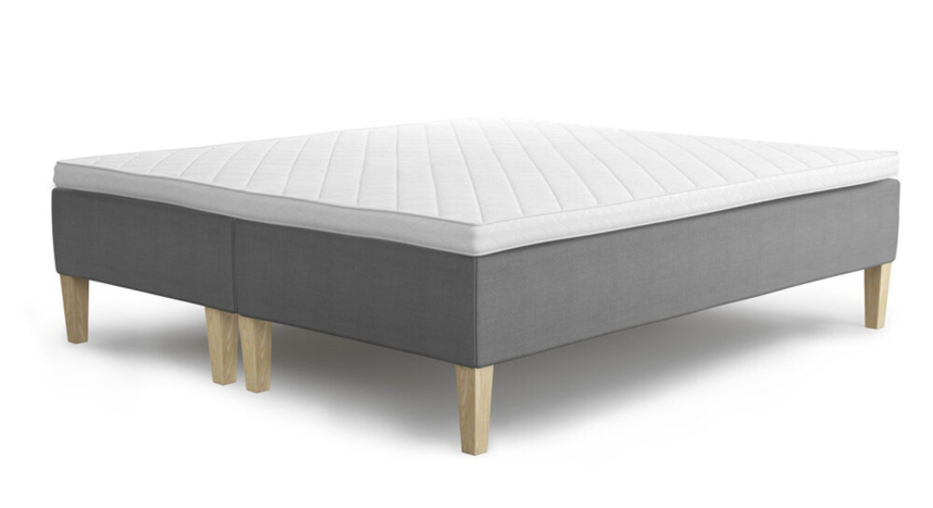 AMBASSADÖR Ramsäng 180x200 cm (M/F) exkl. ben  Tyg Grey 482