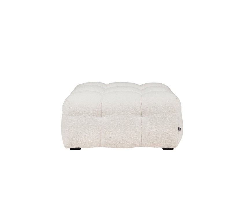 CREAM Fotpall Tyg Ascot Natur