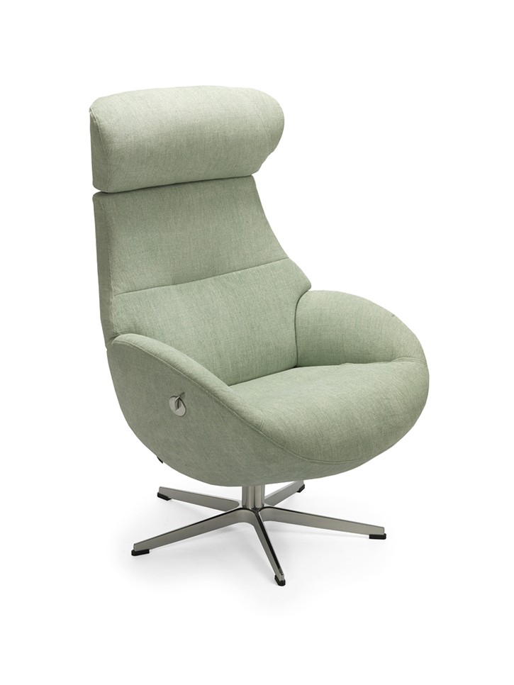GLOBE Fåtölj Tyg Triton Soft Blue