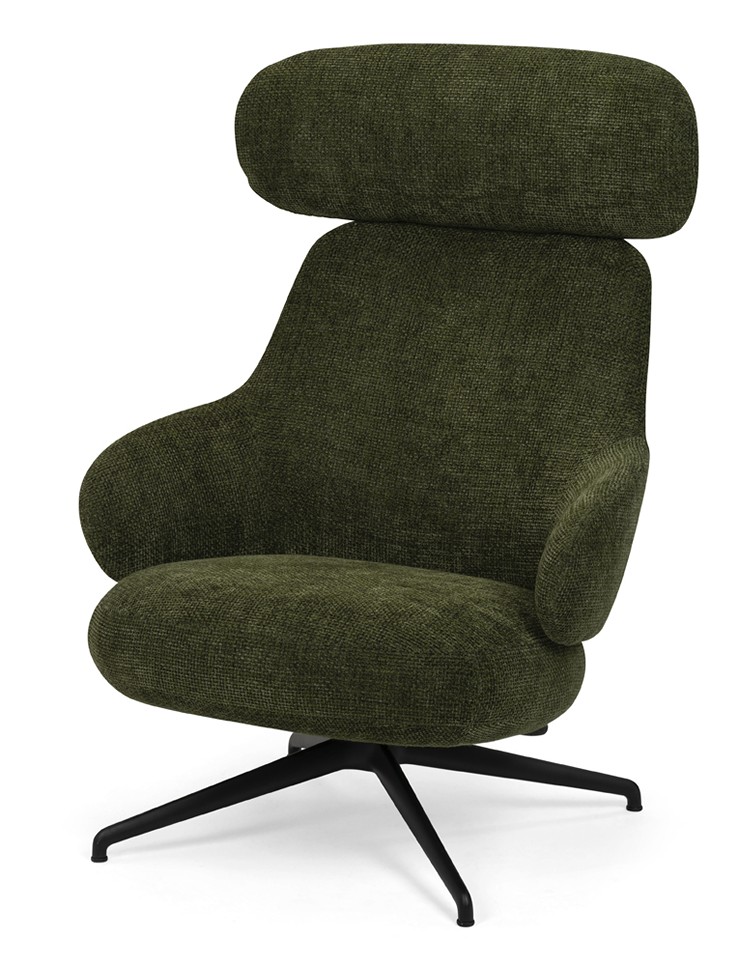 PILLO Fåtölj Tyg Lazy Grön