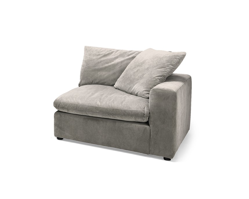 SKY Soffa 1-sits m armstöd Tyg Wave Sand