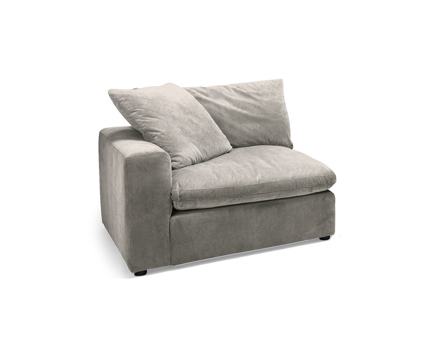 SKY Soffa 1-sits m armstöd Tyg Wave Sand