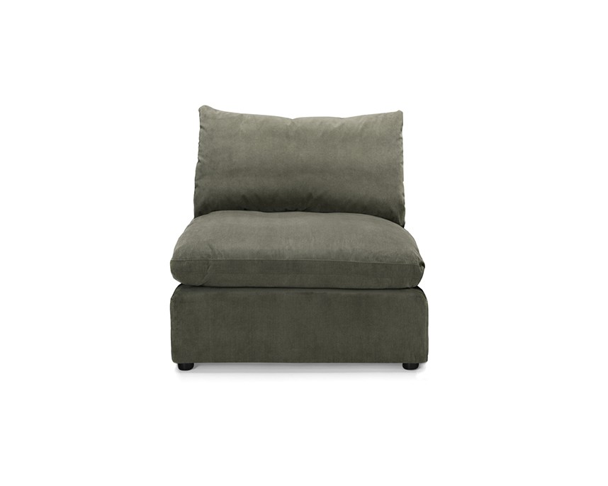 SKY Soffa 1-sits u armstöd Tyg Wave Green