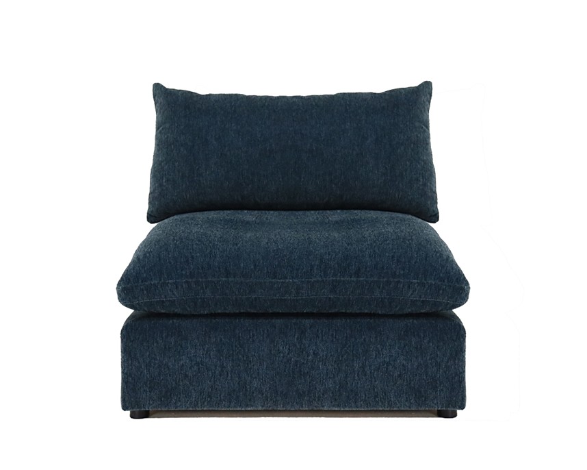 SKY Soffa 1-sits u armstöd Tyg Nantes Blue