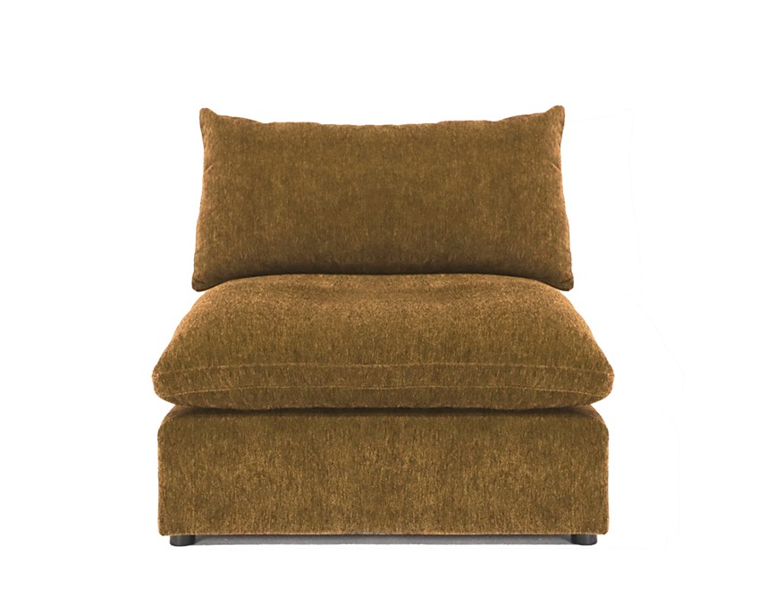 SKY Soffa 1-sits u armstöd Tyg Nantes Yellow