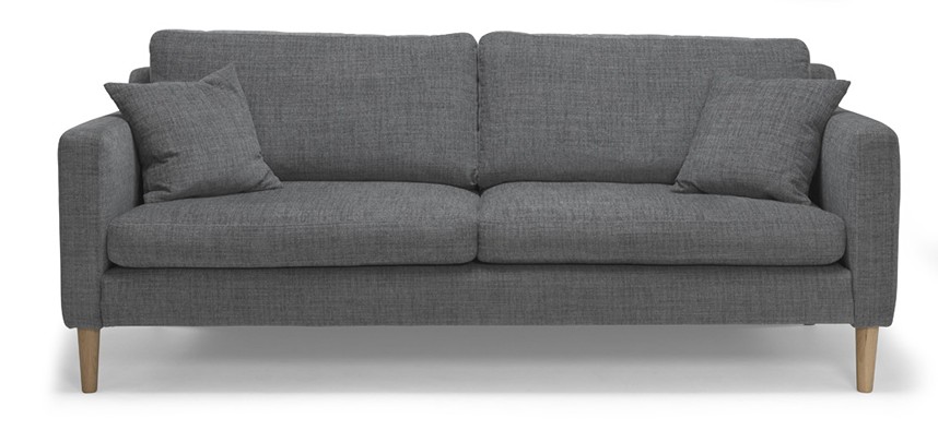 ANNA Bäddsoffa 3-sits Tyg Emma Grey