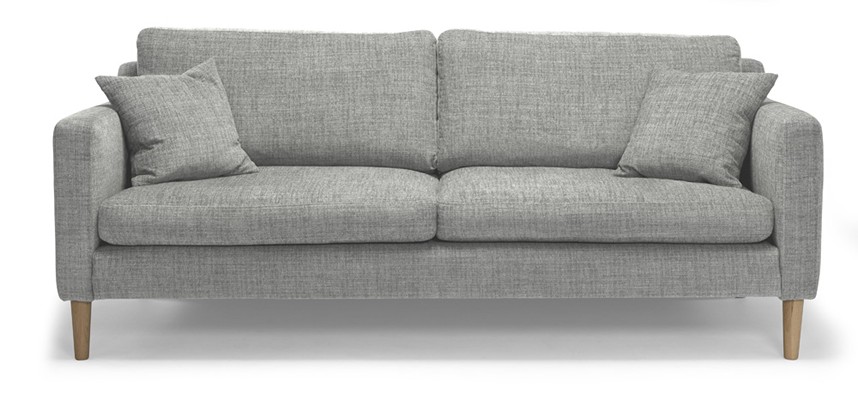 ANNA Bäddsoffa 3-sits Tyg Emma Light Grey