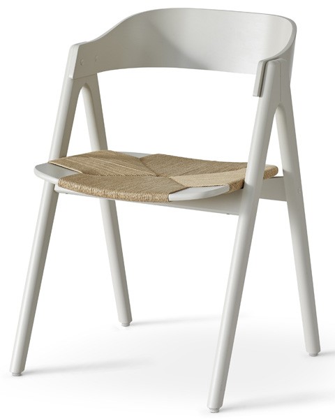 METTE Karmstol Beige Natursnöre