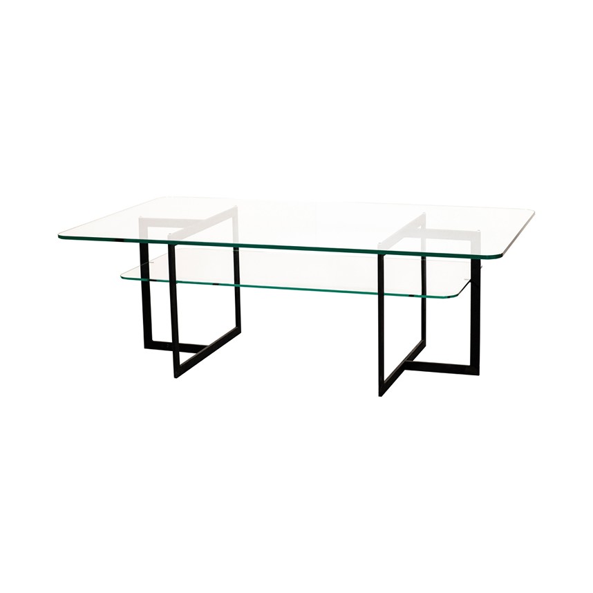 SQUARE Soffbord Glas