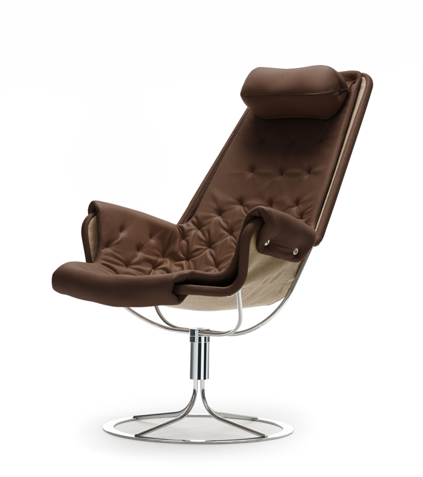 JETSON 69 Fåtölj Läder Classic Soft Brun