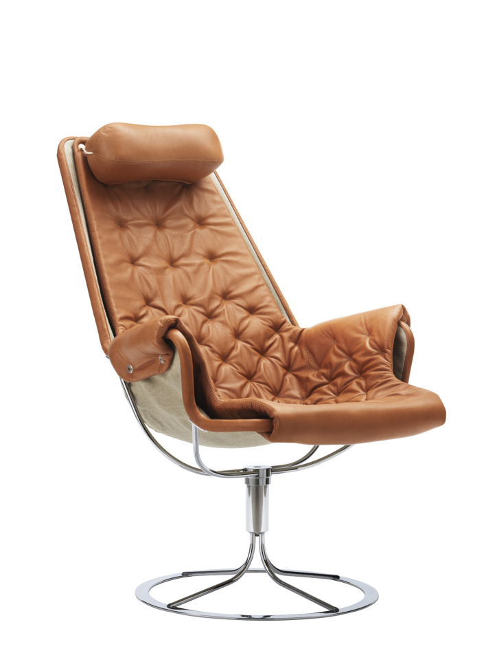JETSON Fåtölj Läder Dakota 24 Cognac