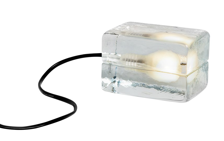 MINI BLOCK LAMP Bordslampa Glas