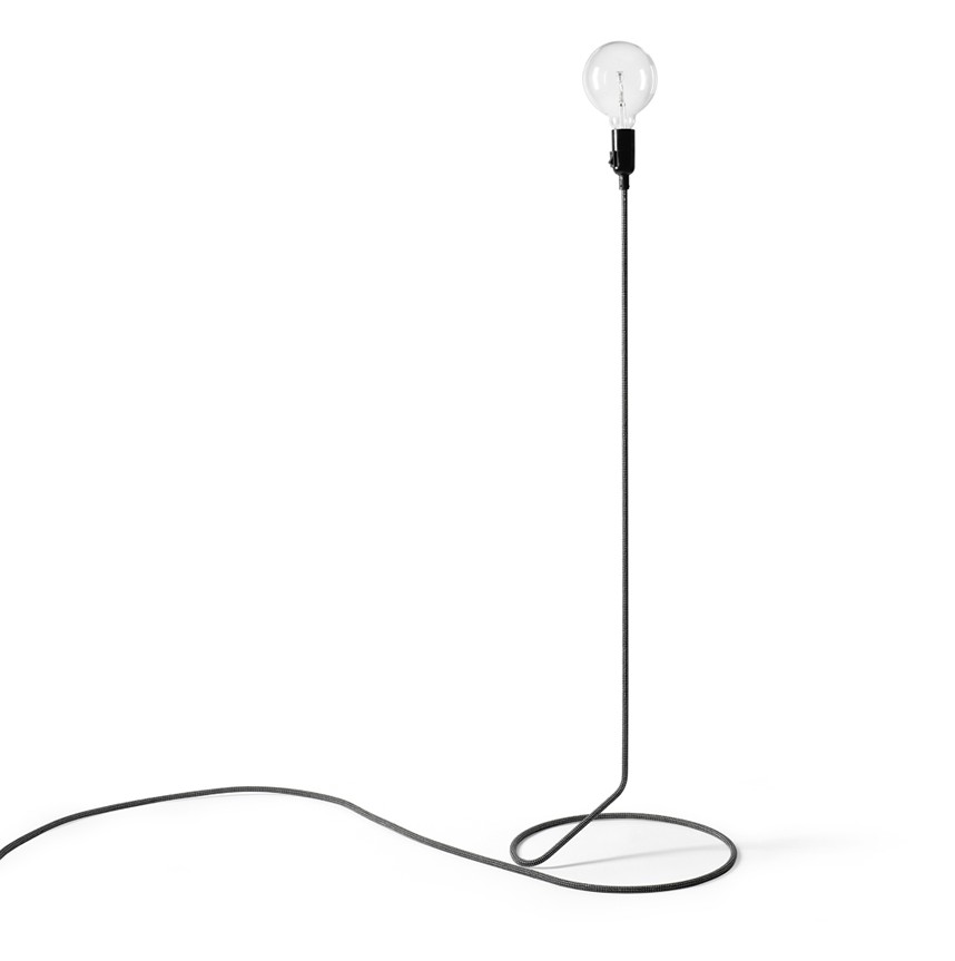 CORDLAMP Golvlampa Svart
