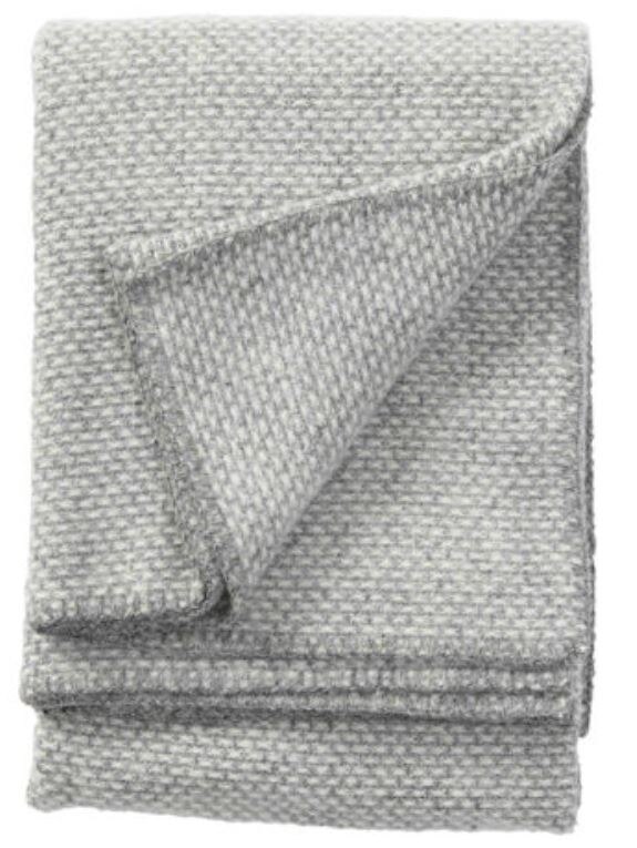 DOMINO Pläd Light grey