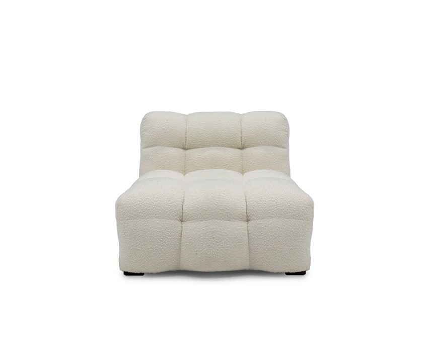 CREAM Soffa 1-sits u armstöd Tyg Ascot Natur