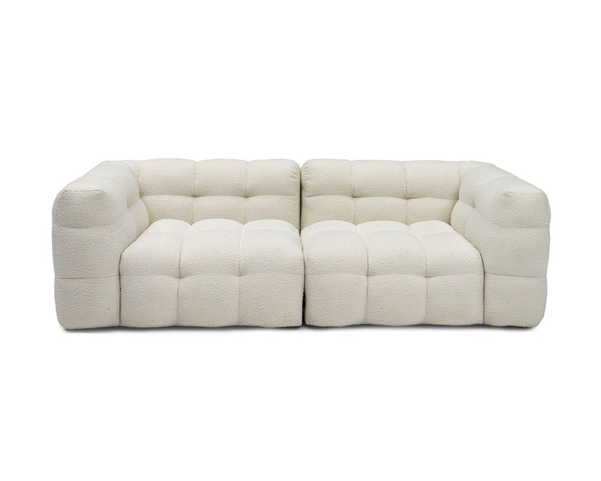 CREAM Soffa 3-sits Tyg Ascot Natur