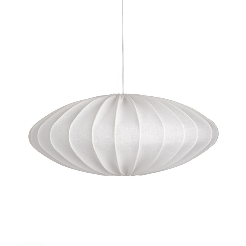 ELLIPSE Taklampa Linen White. Ø 65 cm