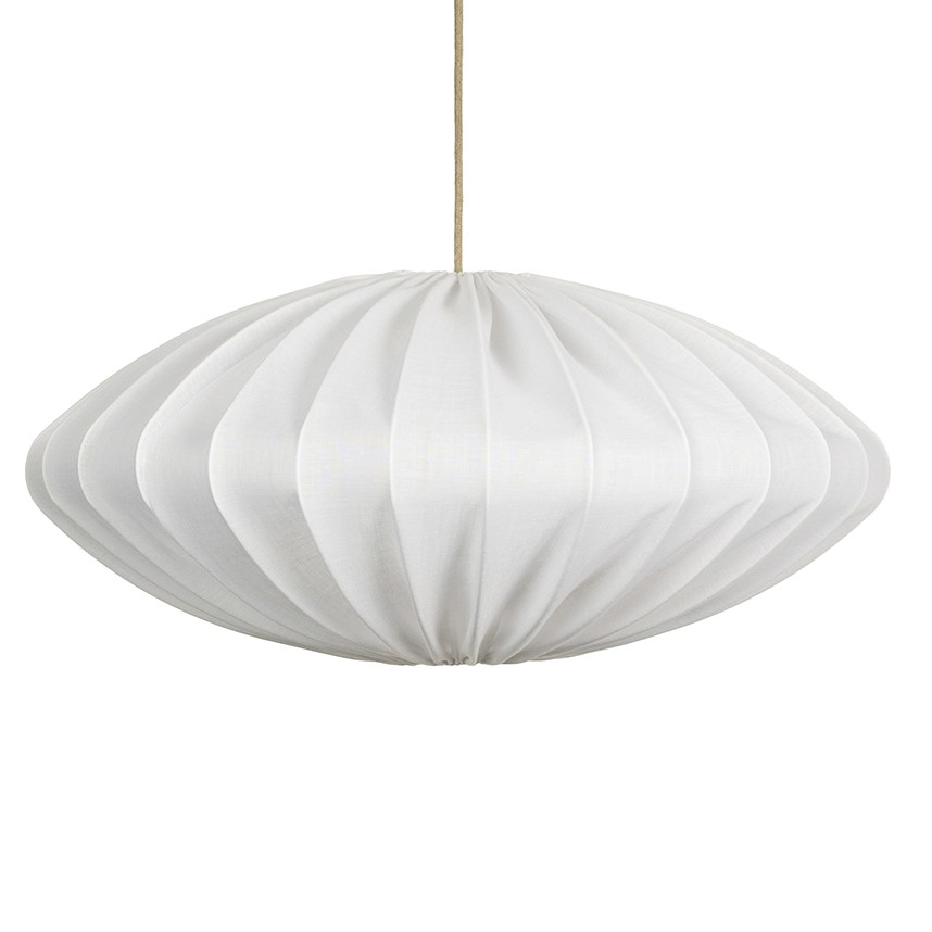 ELLIPSE Taklampa Linen White. Ø 80 cm