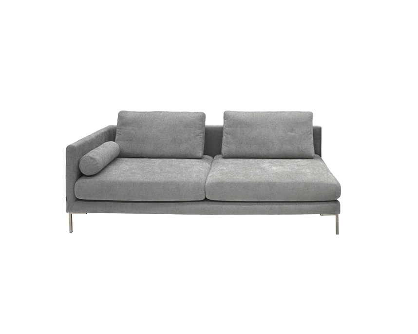 ZIGMA Soffa 3-sits Tyg Next Grå