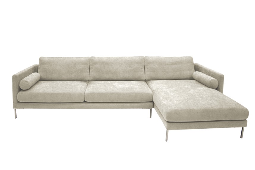 ZIGMA Soffa med divan Tyg Next Beige