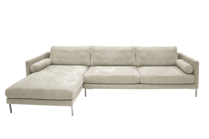 ZIGMA Soffa med divan Tyg Next Beige