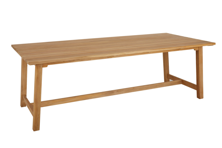 KEROS Utematbord Teak 220 cm
