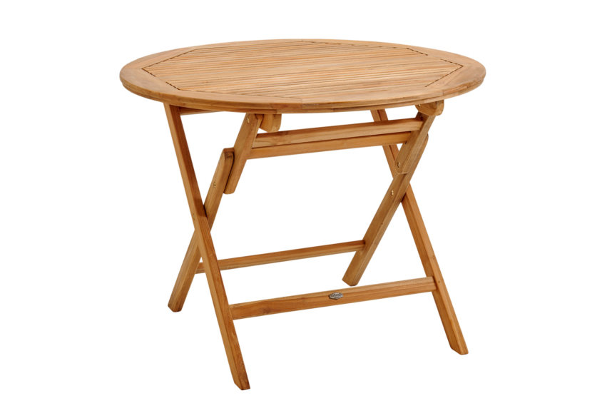 TURIN Utematbord Teak Ø100