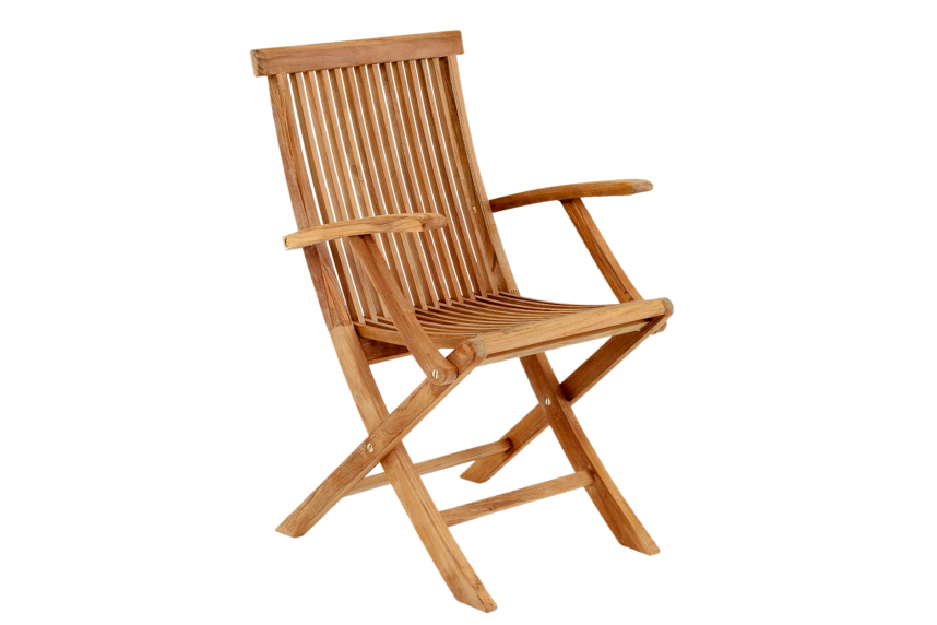 TURIN Utekarmstol Teak