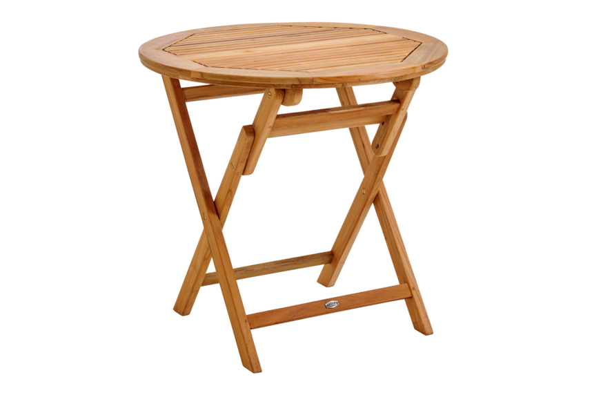 TURIN Utematbord Teak Ø80
