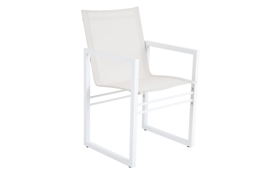 VEVI Utekarmstol Vit/Off-White