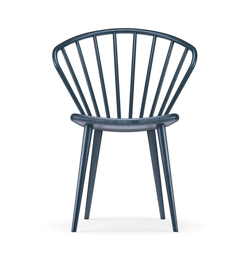 MISS HOLLY Stol Massiv ek Skogstjärn Blågrön