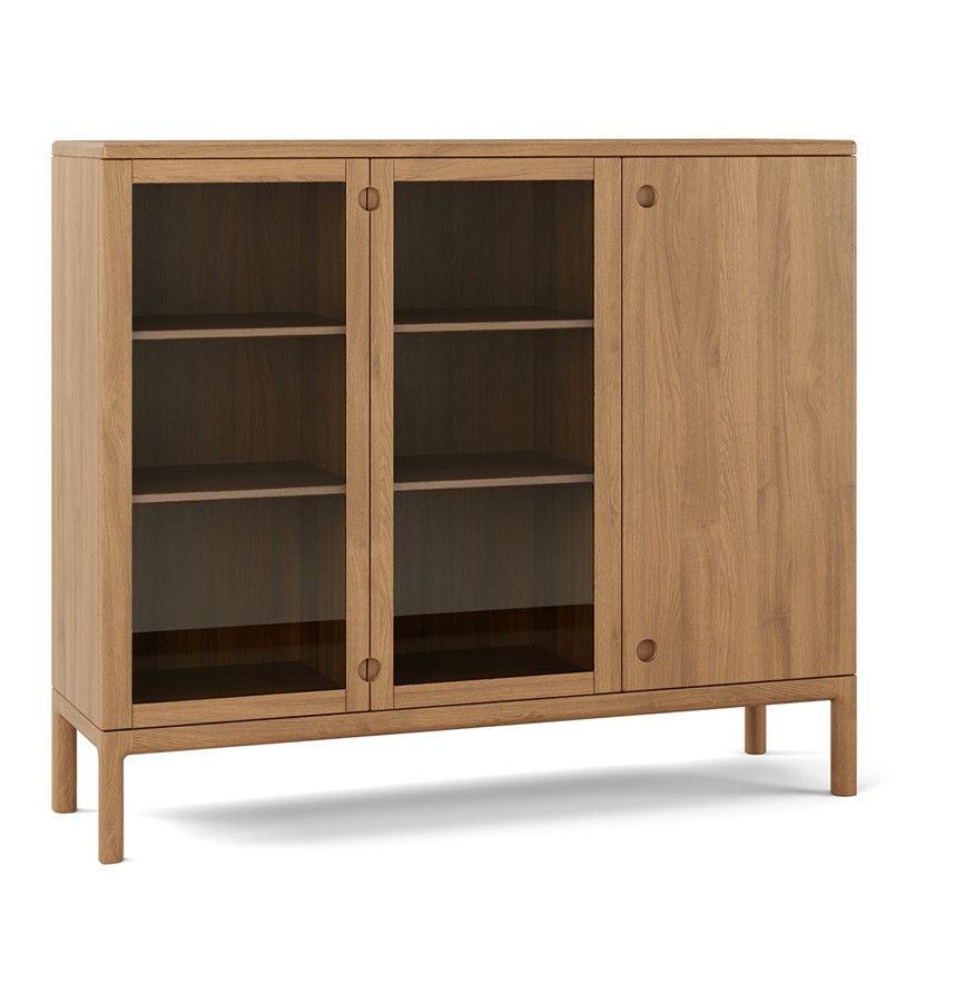 PRIO Sideboard Massiv Ek Naturell olja