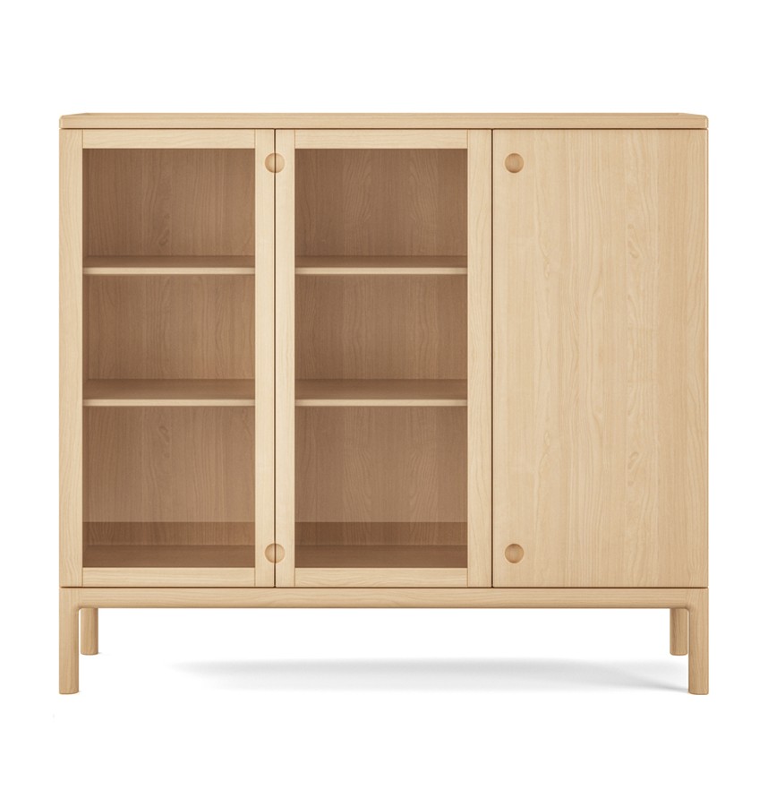PRIO Sideboard Massiv Björk Naturell olja
